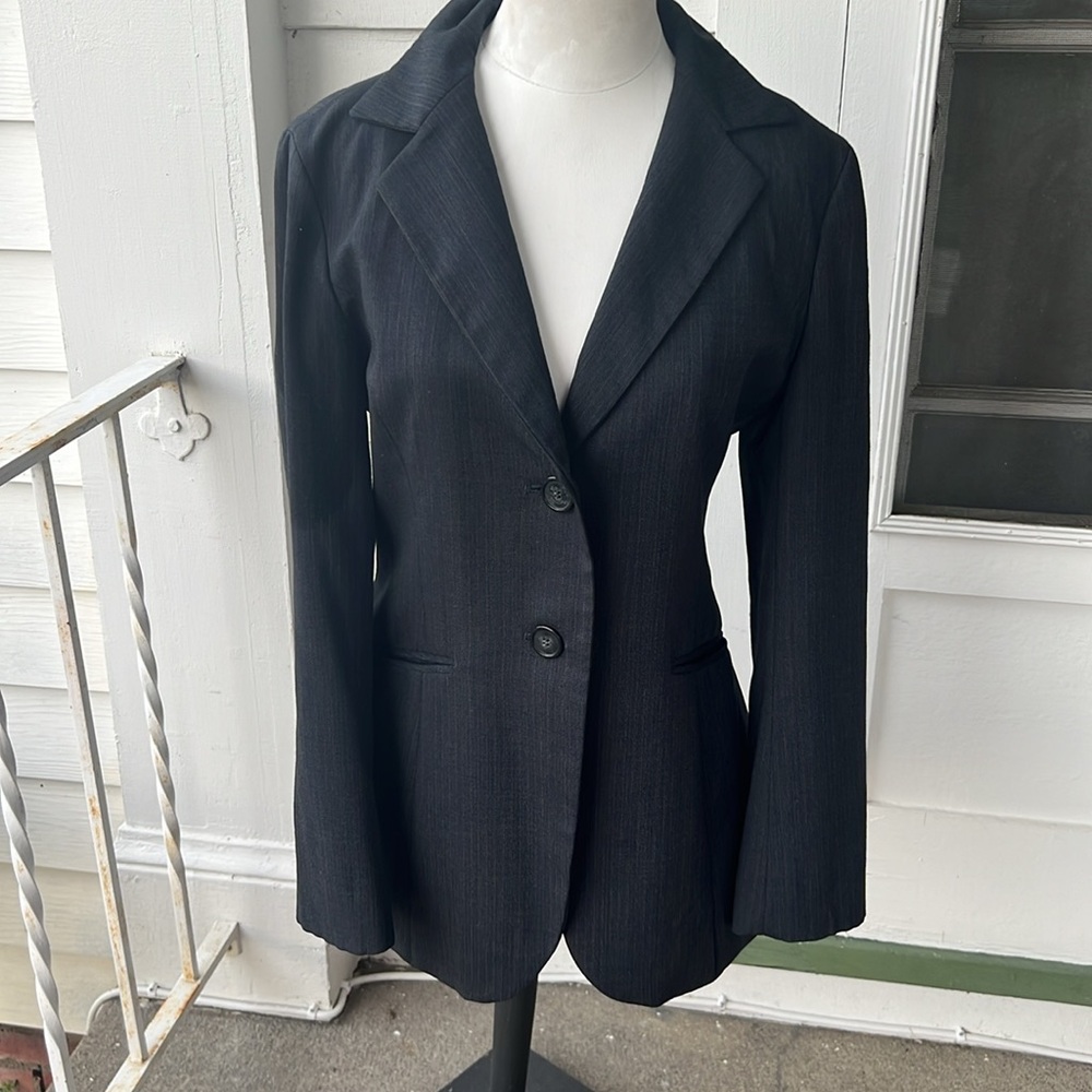 VTG 90s Bella Kolon Mode Pinstripe Blazer Jacket - Size Medium